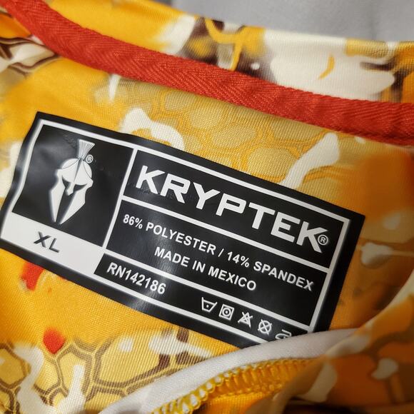 Shiner Beer Kryptek Battlefield to Back Country Shirt Sz XL Gold Camo - Picture 2 of 4